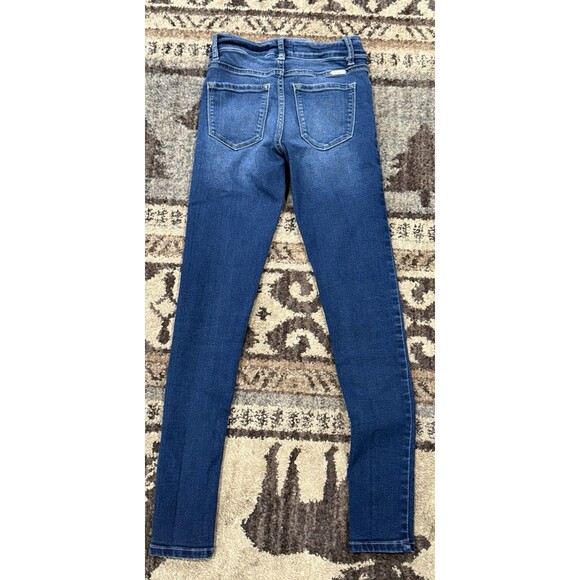 Women’s Juniors Mid-Rise Skinny Stretch Jean Size 23 Kancan - Picture 3 of 4